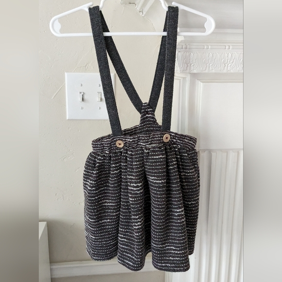 Zara Baby | Textured Weave Skirt With Suspenders - Picture 2 of 3